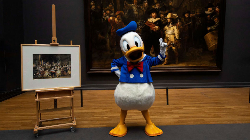 Jarige Donald Duck krijgt eigen kunstlijn 